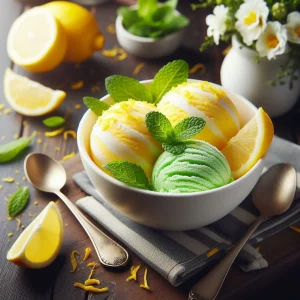 طرز تهیه بستنی لیمو