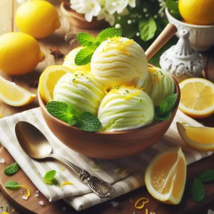 طرز تهیه بستنی لیمو